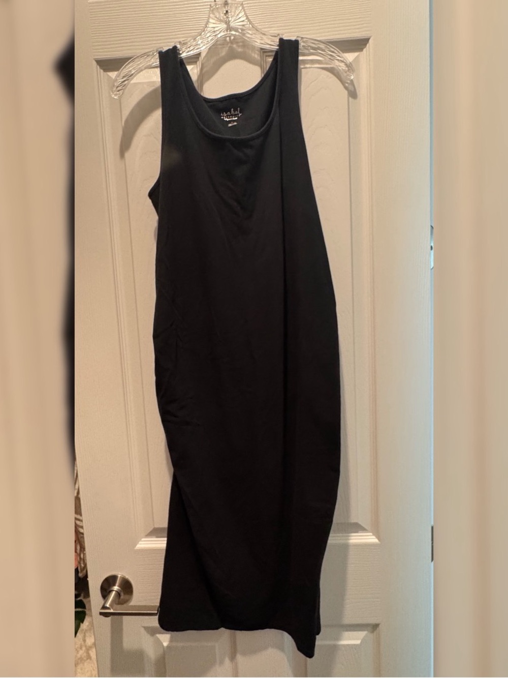 Isabel Maternity (by Ingrid & Isabel) classic black tank dress.